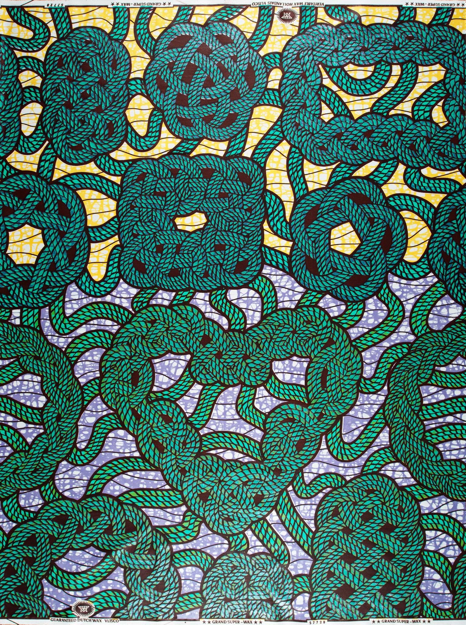 Green rope knot pattern grand super-wax vls7728.007