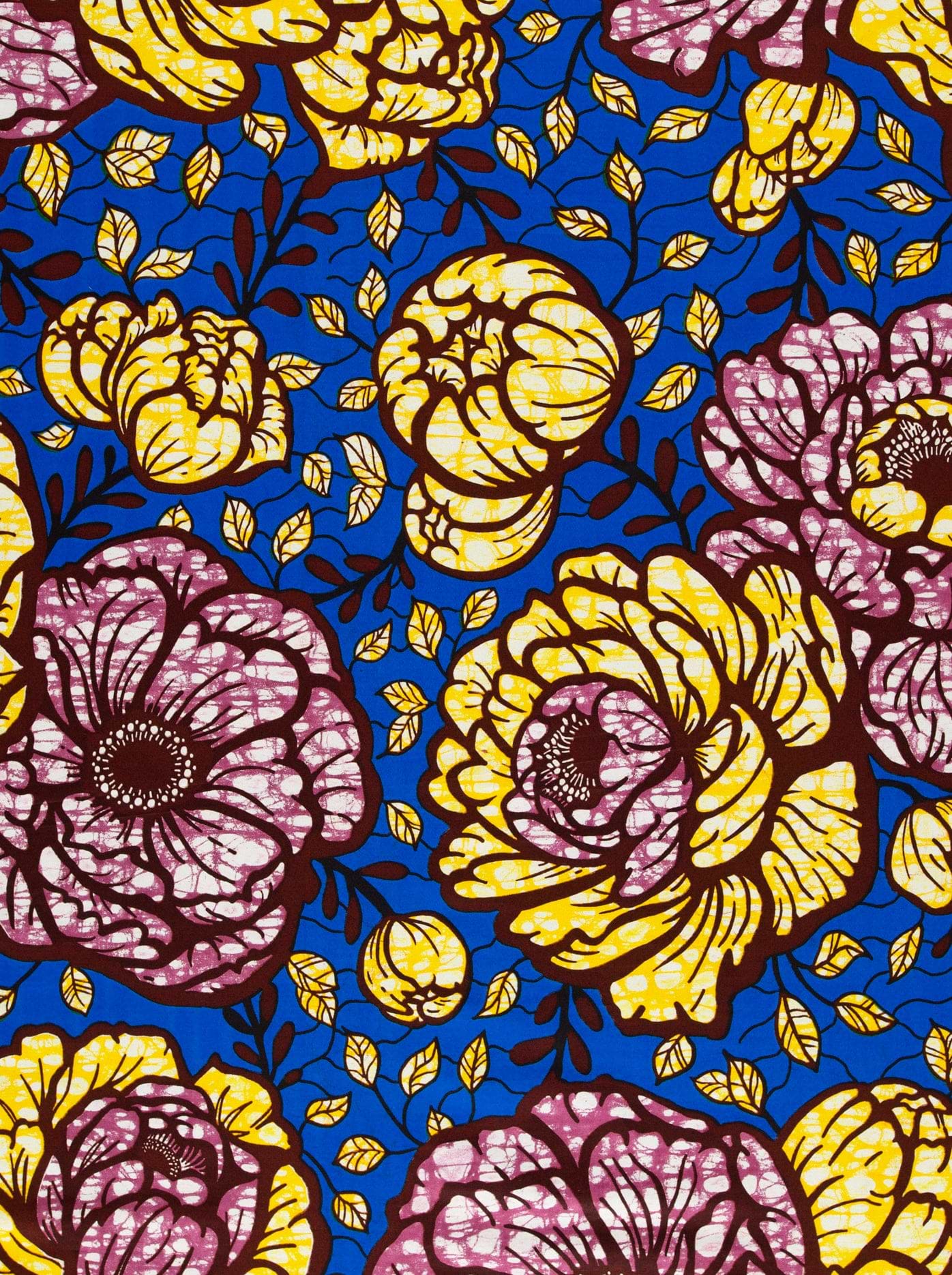 Vibrant blue fabric adorned bold super-wax vls7783.008