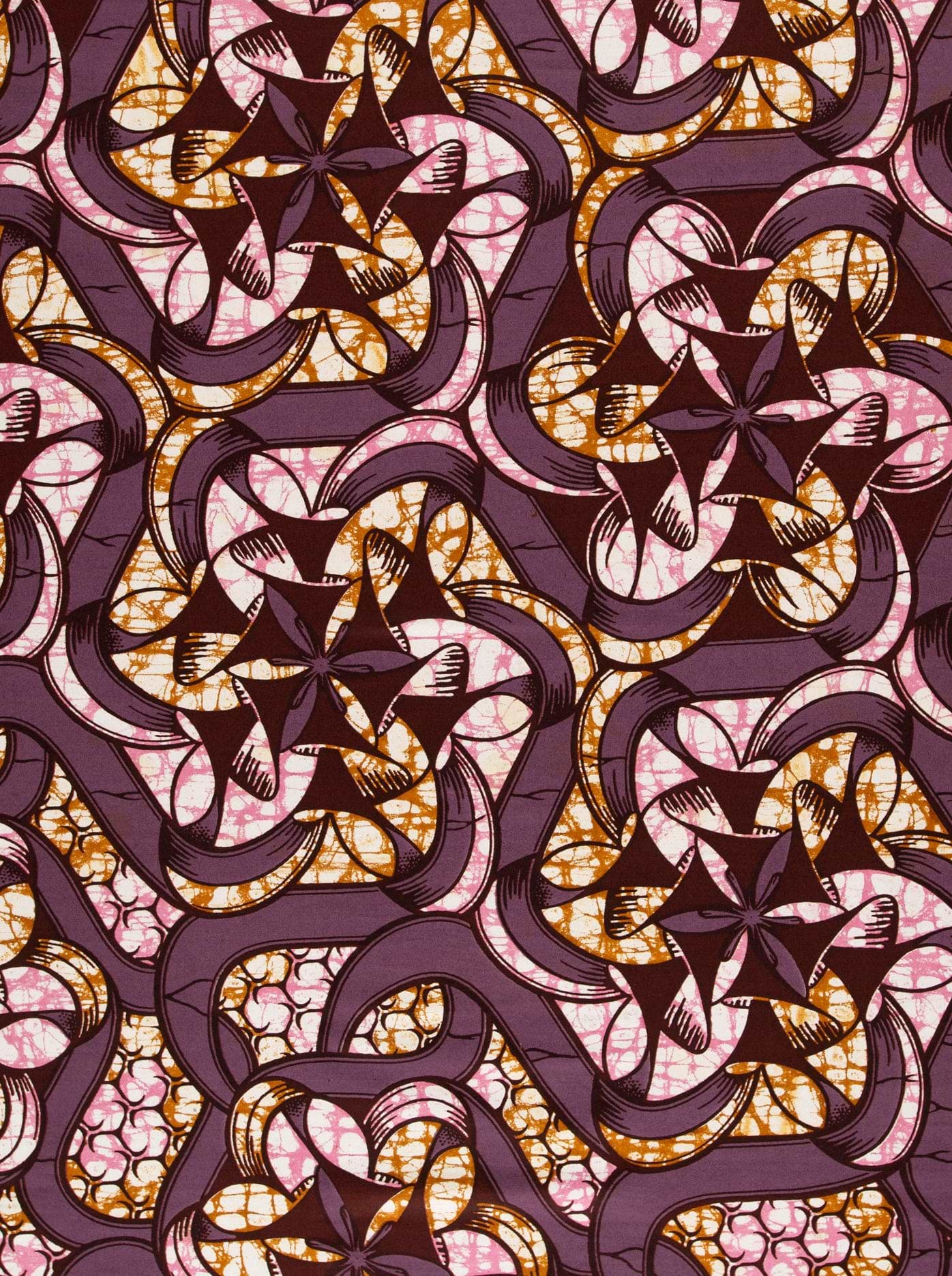 Vibrant african print fabric intricate super-wax vls8270.008
