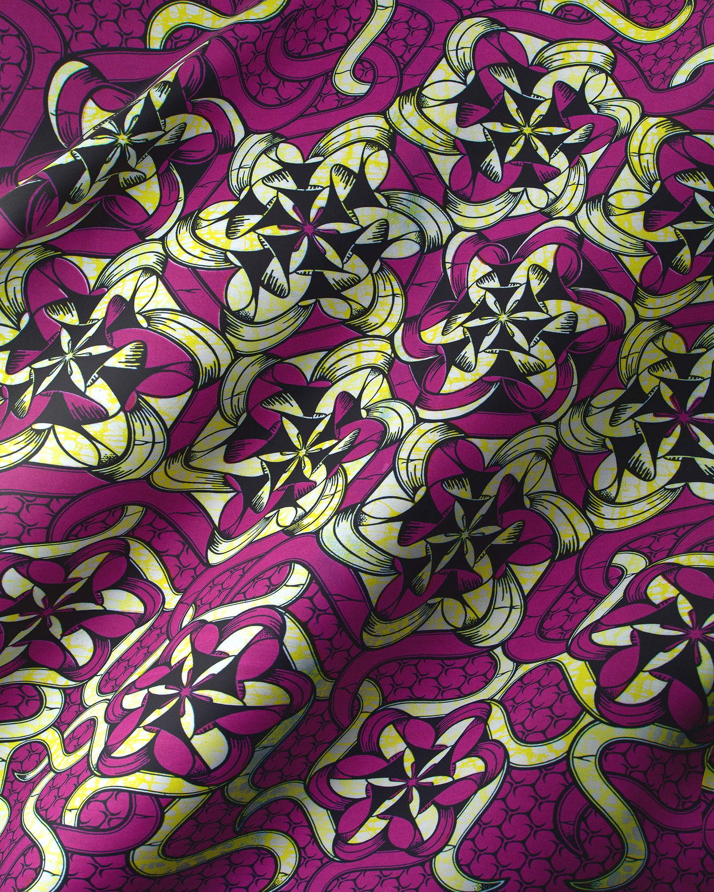 Vibrant purple fabric bold geometric super-wax vls8270.010