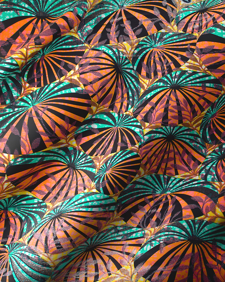 Colorful patterned fabric grand super-wax vls8722.001