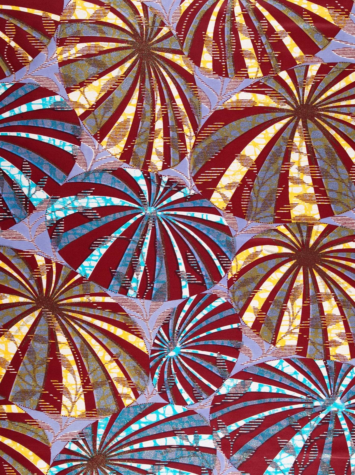 Vibrant african print fabric bold grand super-wax vls8722.006