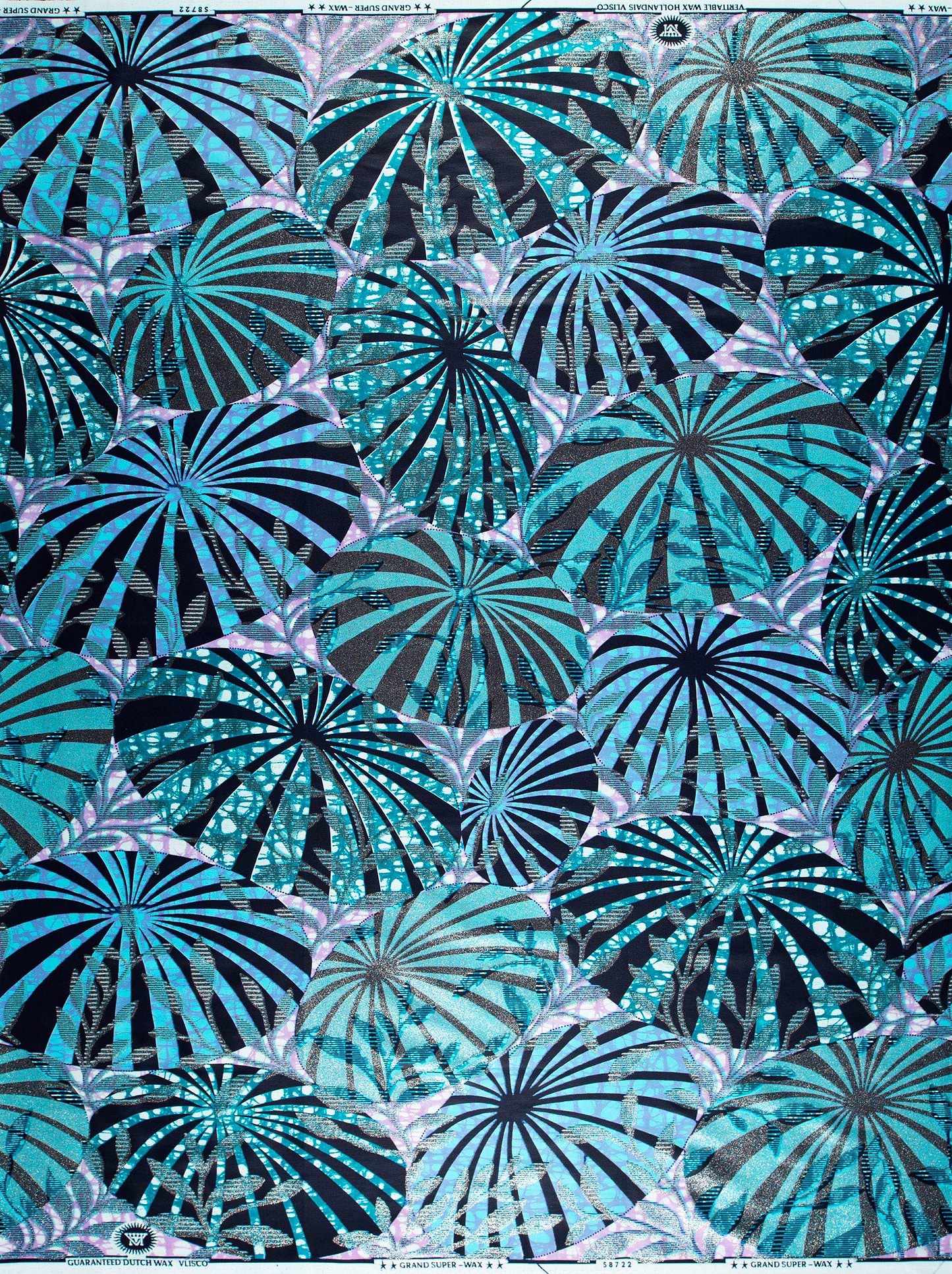 Grand Super-Wax | VLS8722.008 | Blue-Copper Shine Embellished