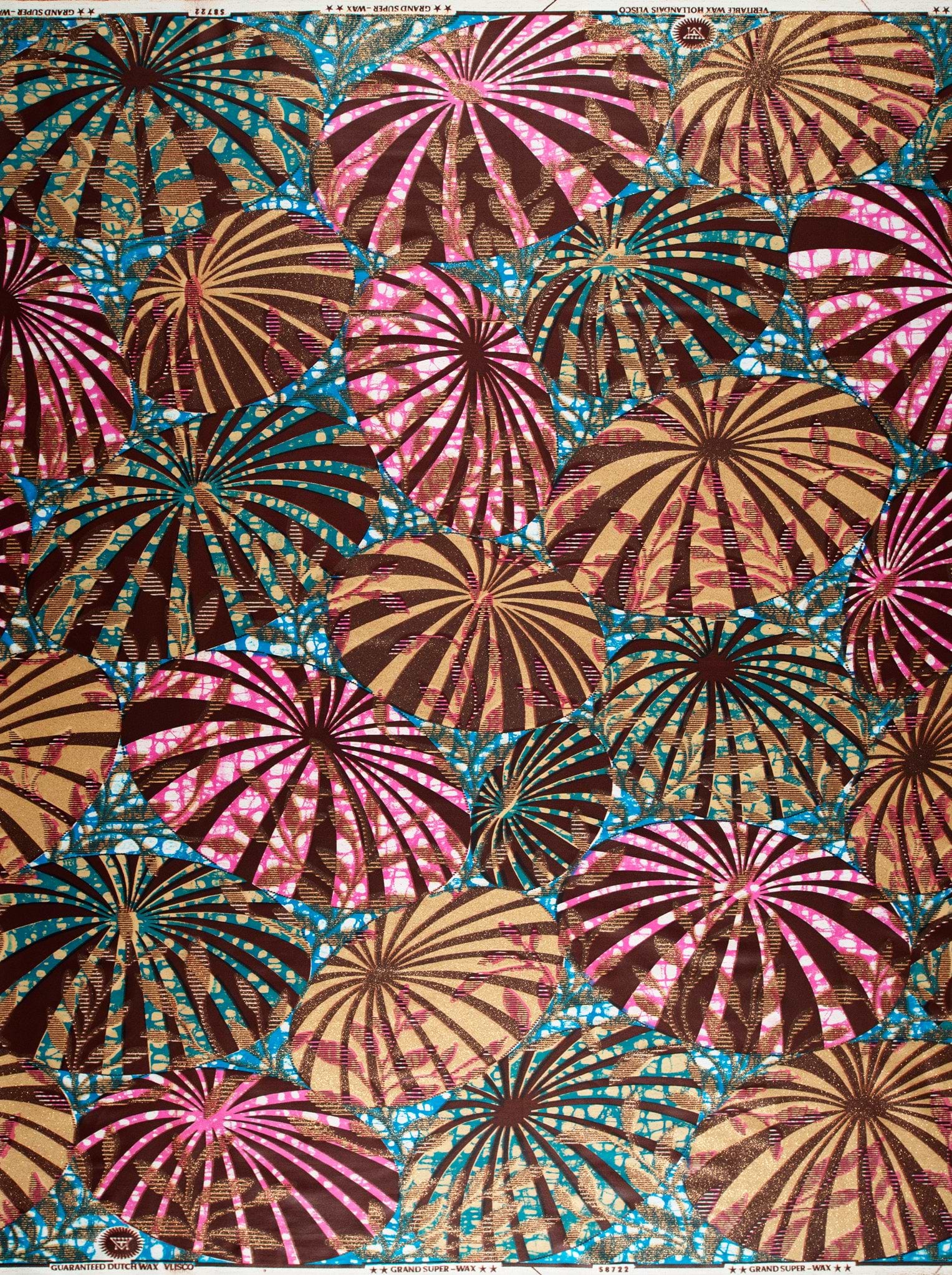 Vibrant african print fabric bold grand super-wax vls8722.010