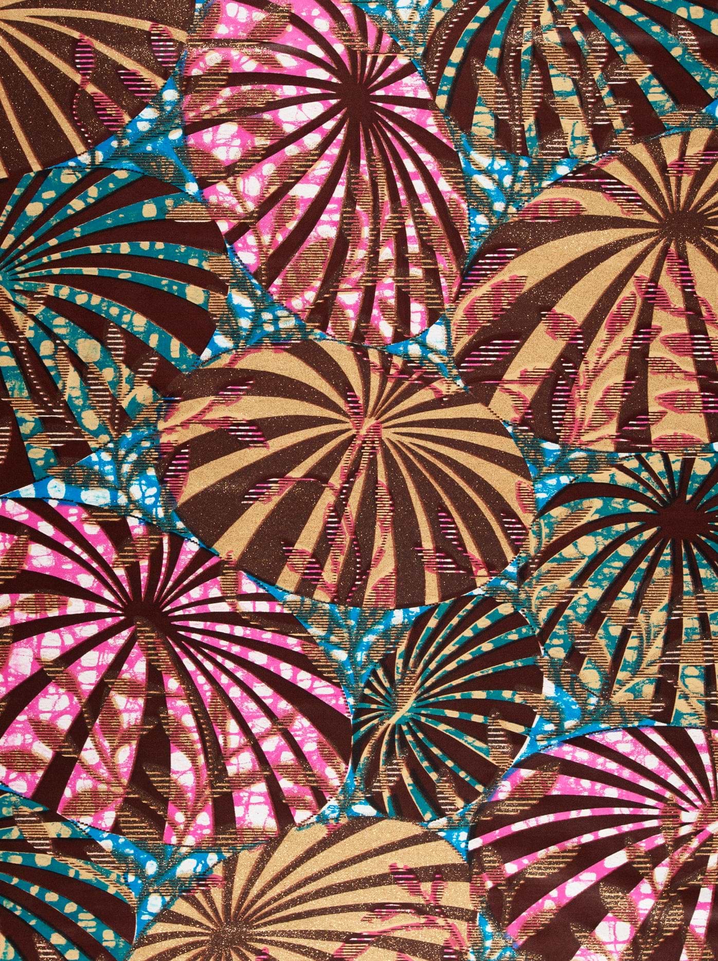 Vibrant african print fabric bold grand super-wax vls8722.010