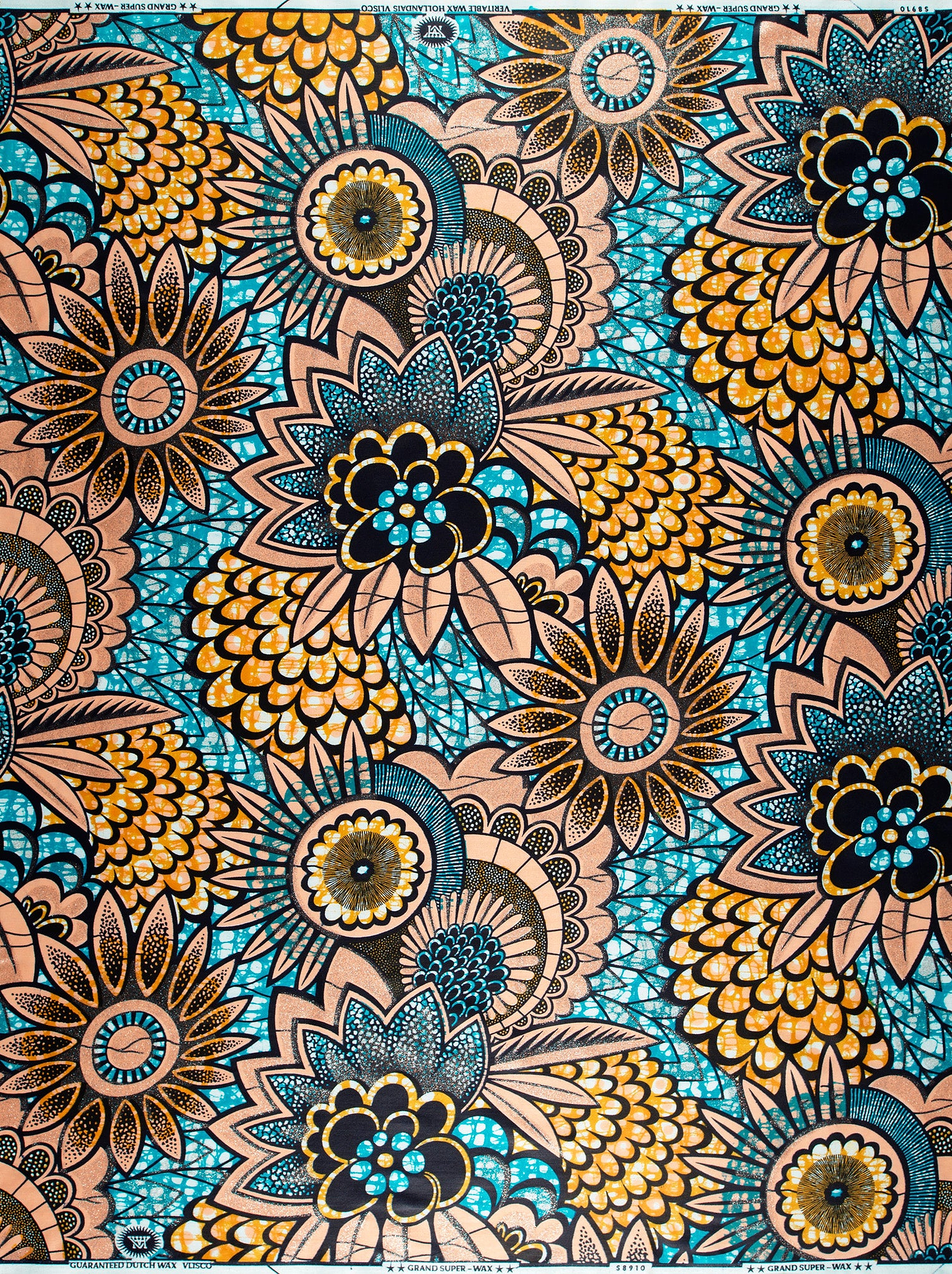 Grand Super-Wax | VLS8910.013 | Blue-Copper Shine Embellished