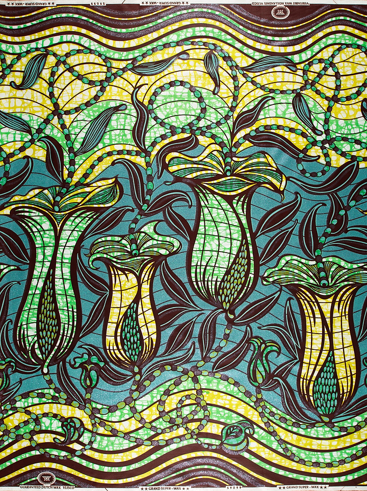Vibrant african print fabric bold grand super-wax vls9099.005