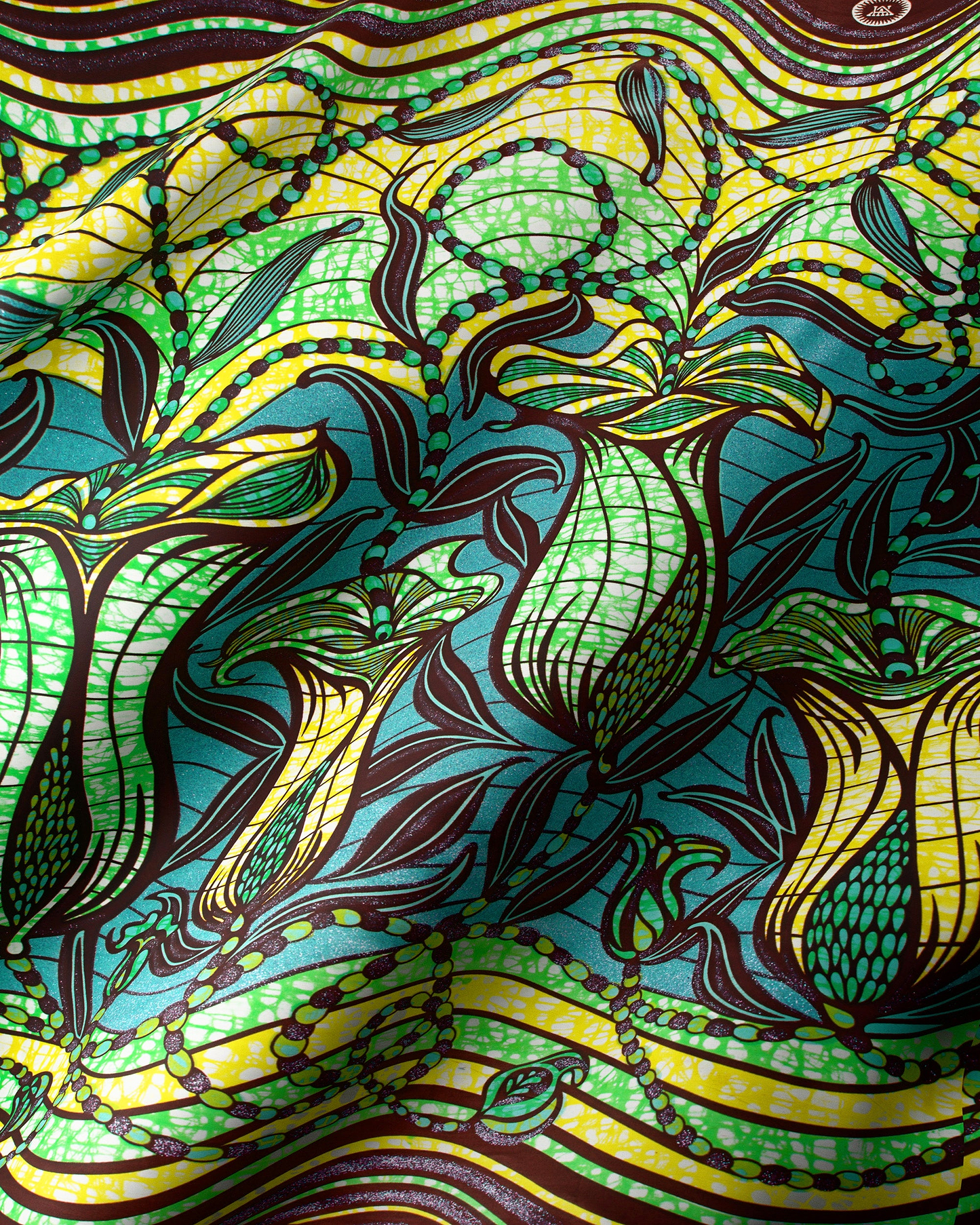 Vibrant african print fabric bold grand super-wax vls9099.005