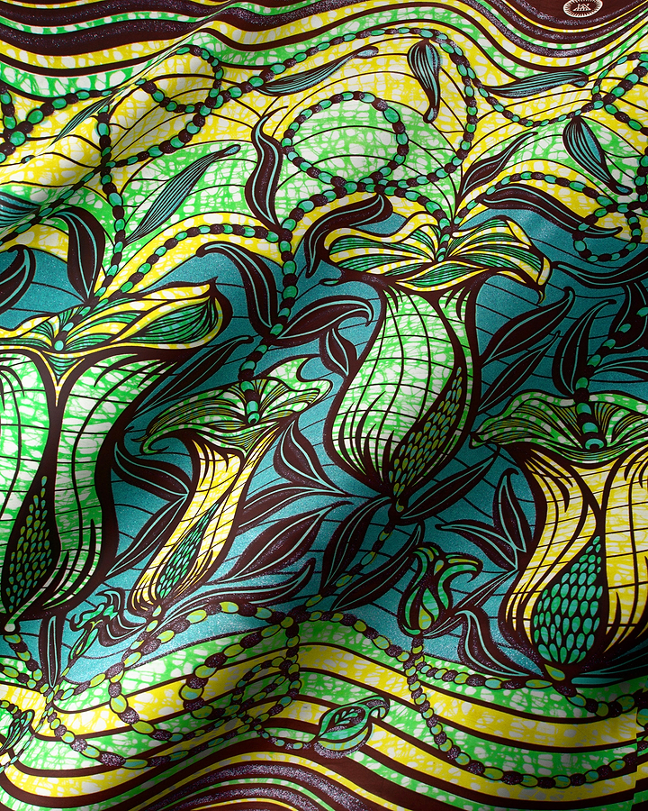 Vibrant african print fabric bold grand super-wax vls9099.005