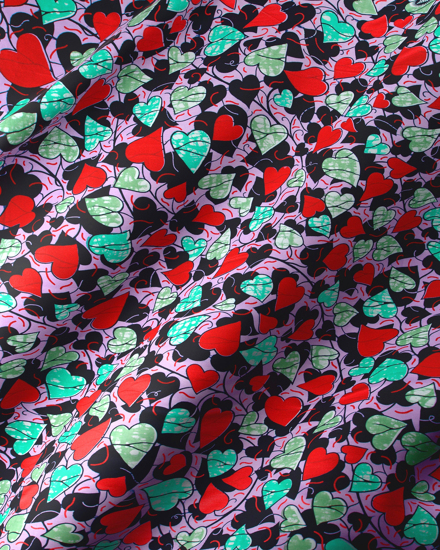 Vibrant fabric dense pattern red super-wax vls9187.017