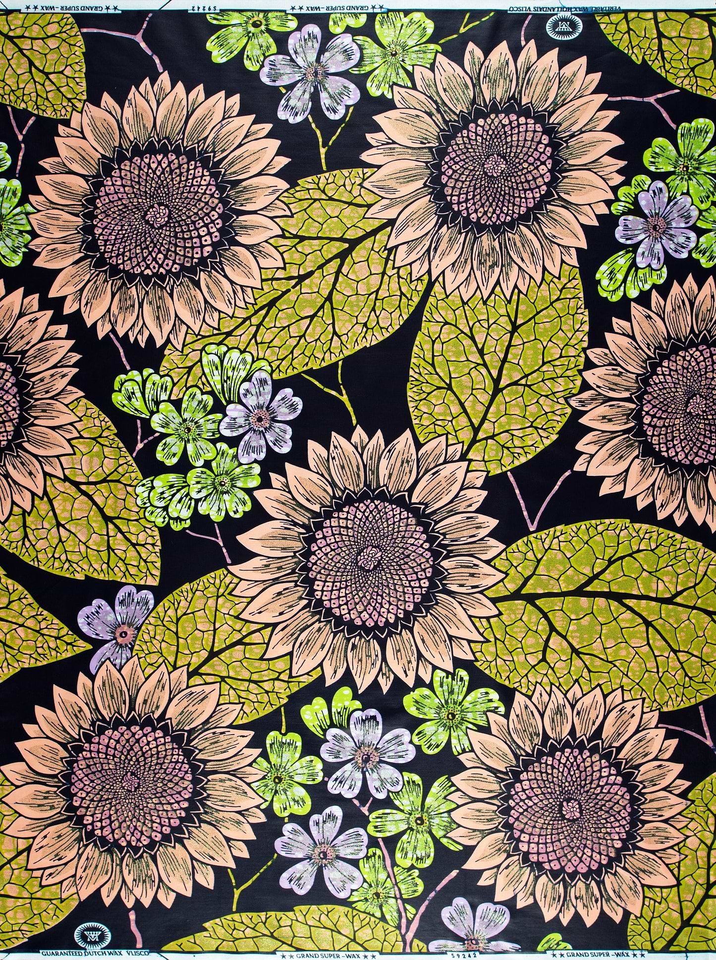 Grand Super-Wax | VLS9242.009 | Orné de Vert Doré Pailleté