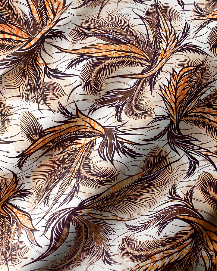 Grand Super-Wax | VLS9473.011 | Copper Glitter Embellished