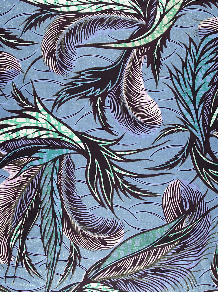 Grand Super-Wax | VLS9473.012 | Pastel Green Glitter Embellished
