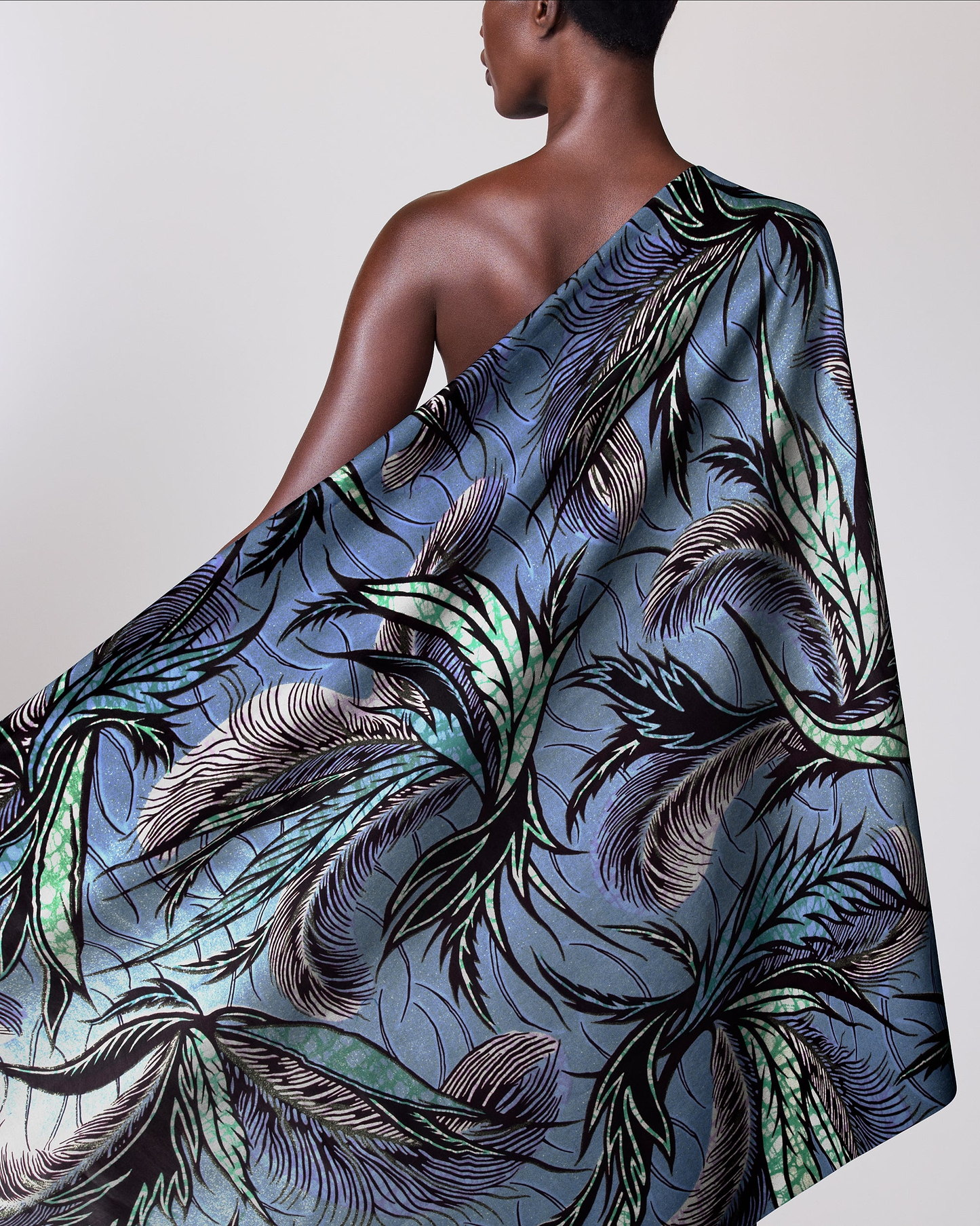 Grand Super-Wax | VLS9473.012 | Pastel Green Glitter Embellished