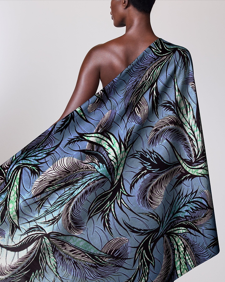 Grand Super-Wax | VLS9473.012 | Pastel Green Glitter Embellished
