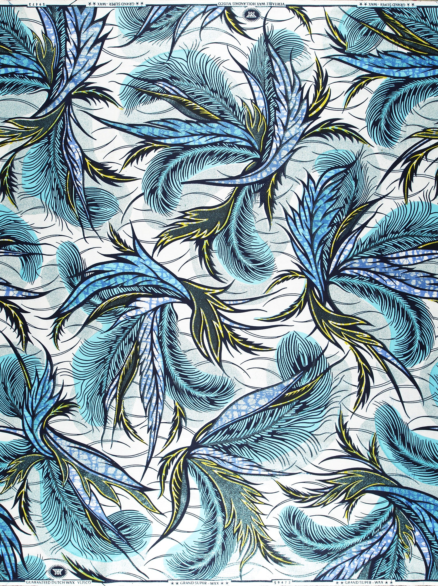 Grand Super-Wax | VLS9473.013 | Pastel Blue Glitter Embellished