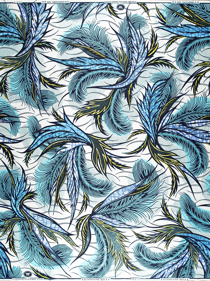 Grand Super-Wax | VLS9473.013 | Pastel Blue Glitter Embellished