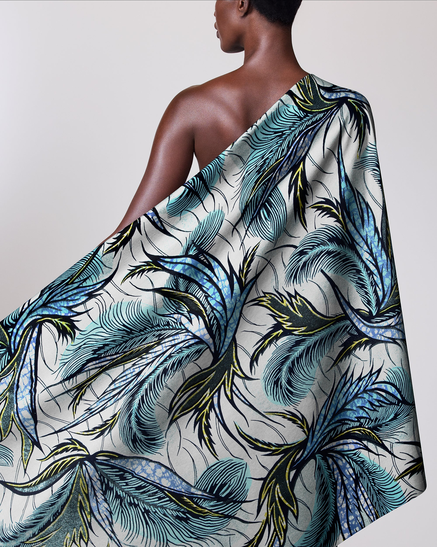 Grand Super-Wax | VLS9473.013 | Pastel Blue Glitter Embellished