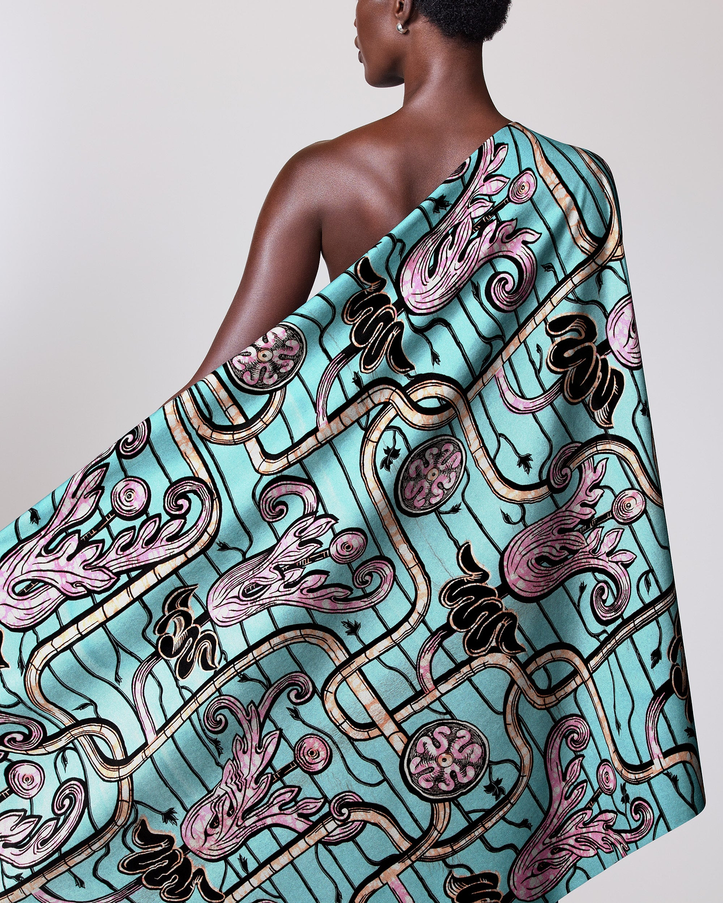 Satin Royal | VLW3532.003 | Orné de Vert Citron