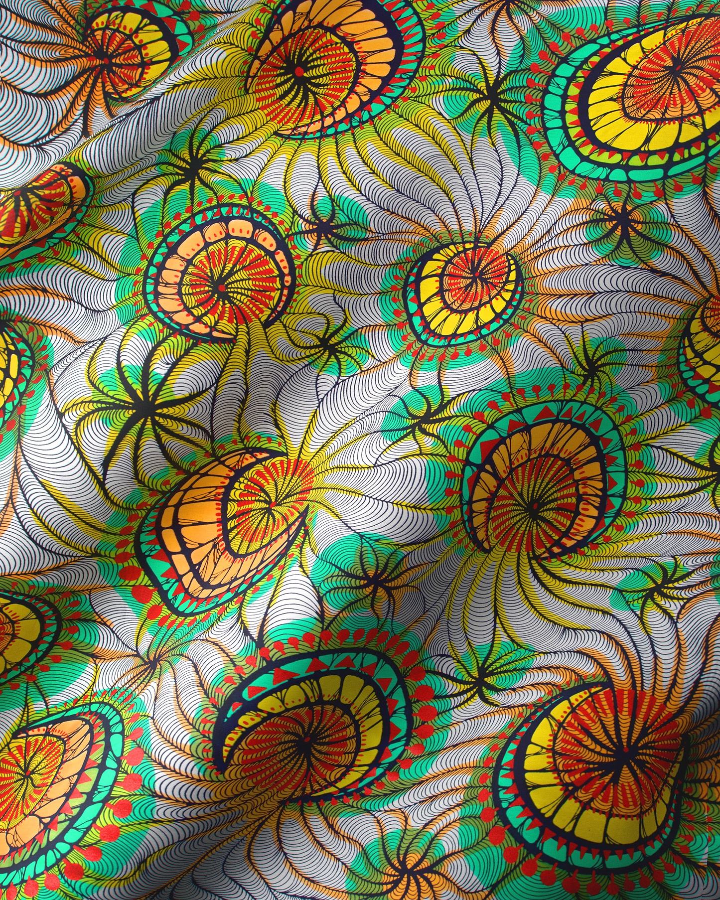 Vibrant patterned african print fabric satin royal vlw0192.001