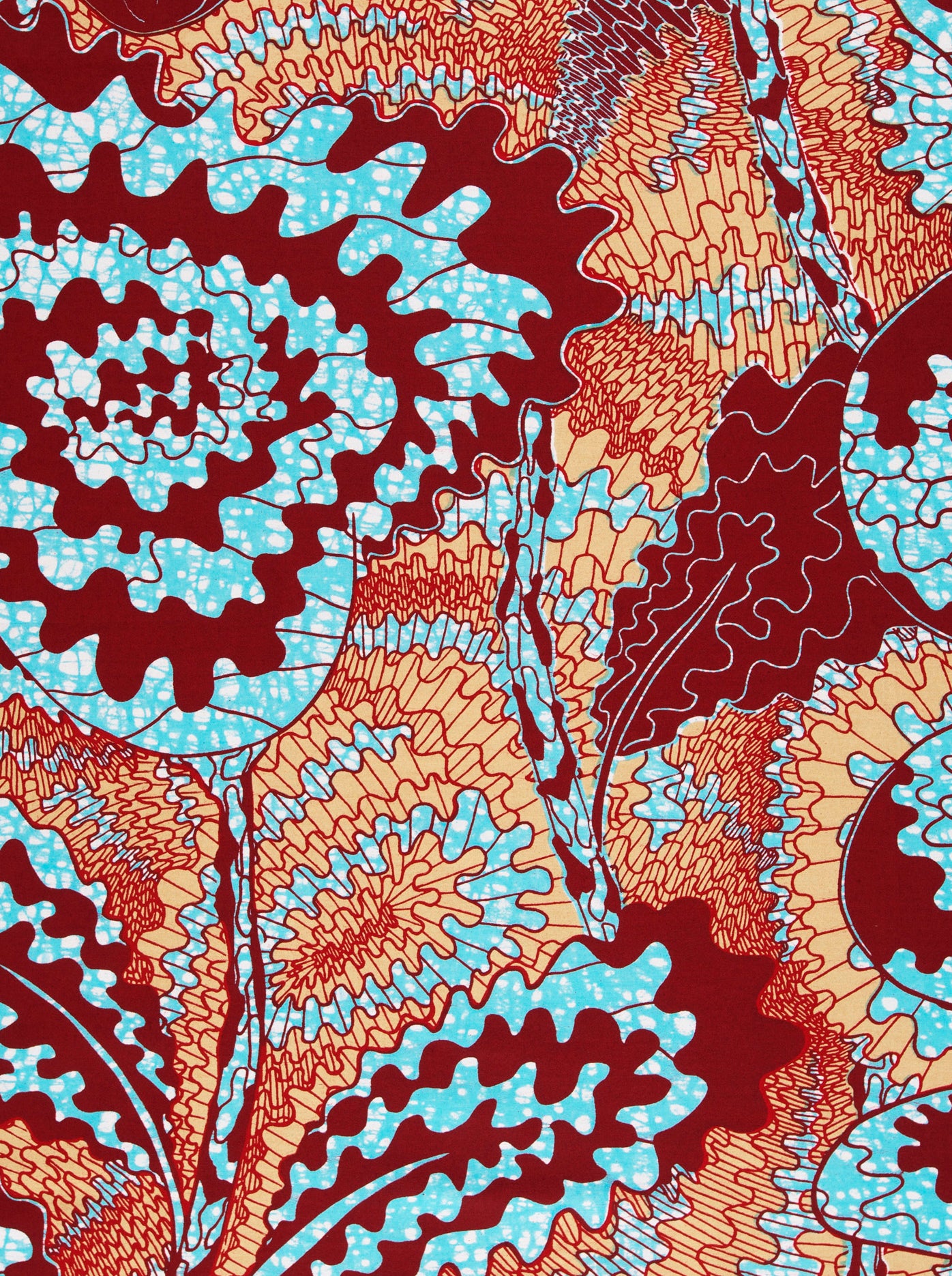 Vibrant african print fabric bold wax hollandais vlw1827.006