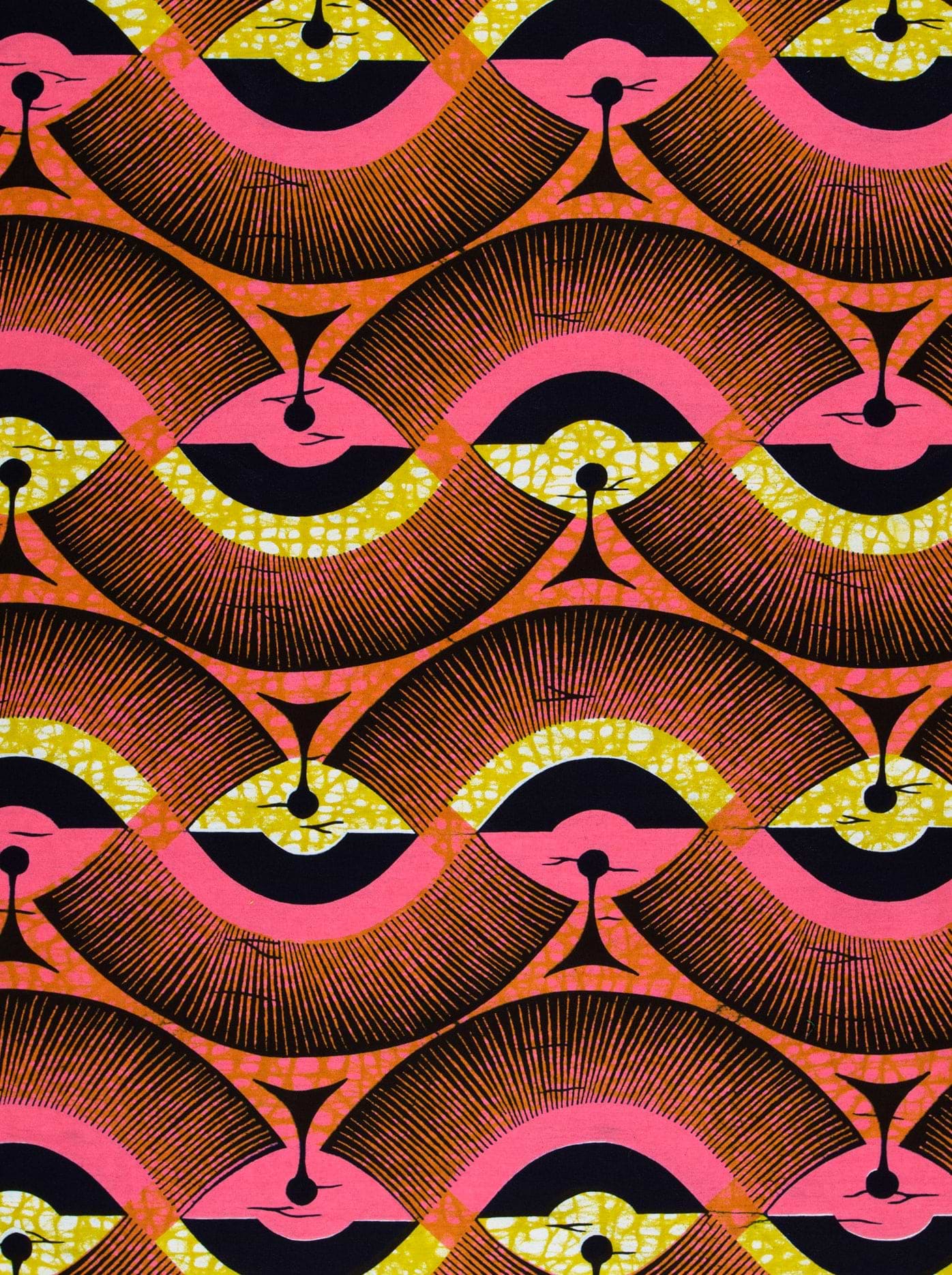 Vibrant african print fabric bold wax hollandais vlw2975.005