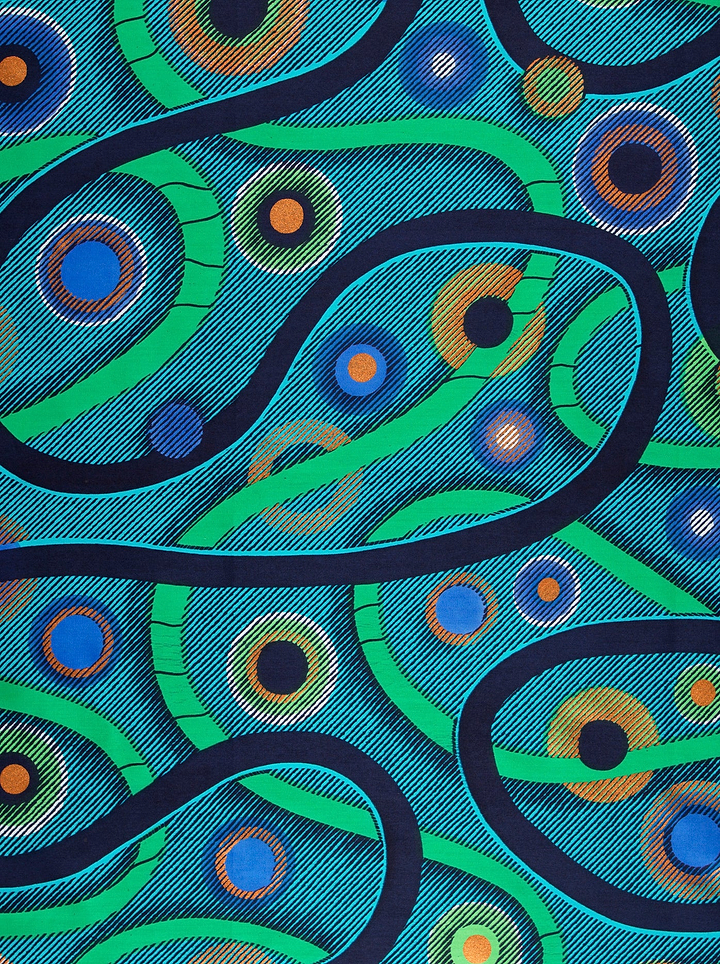 Vibrant teal fabric bold paisley satin royal vlw3211.002