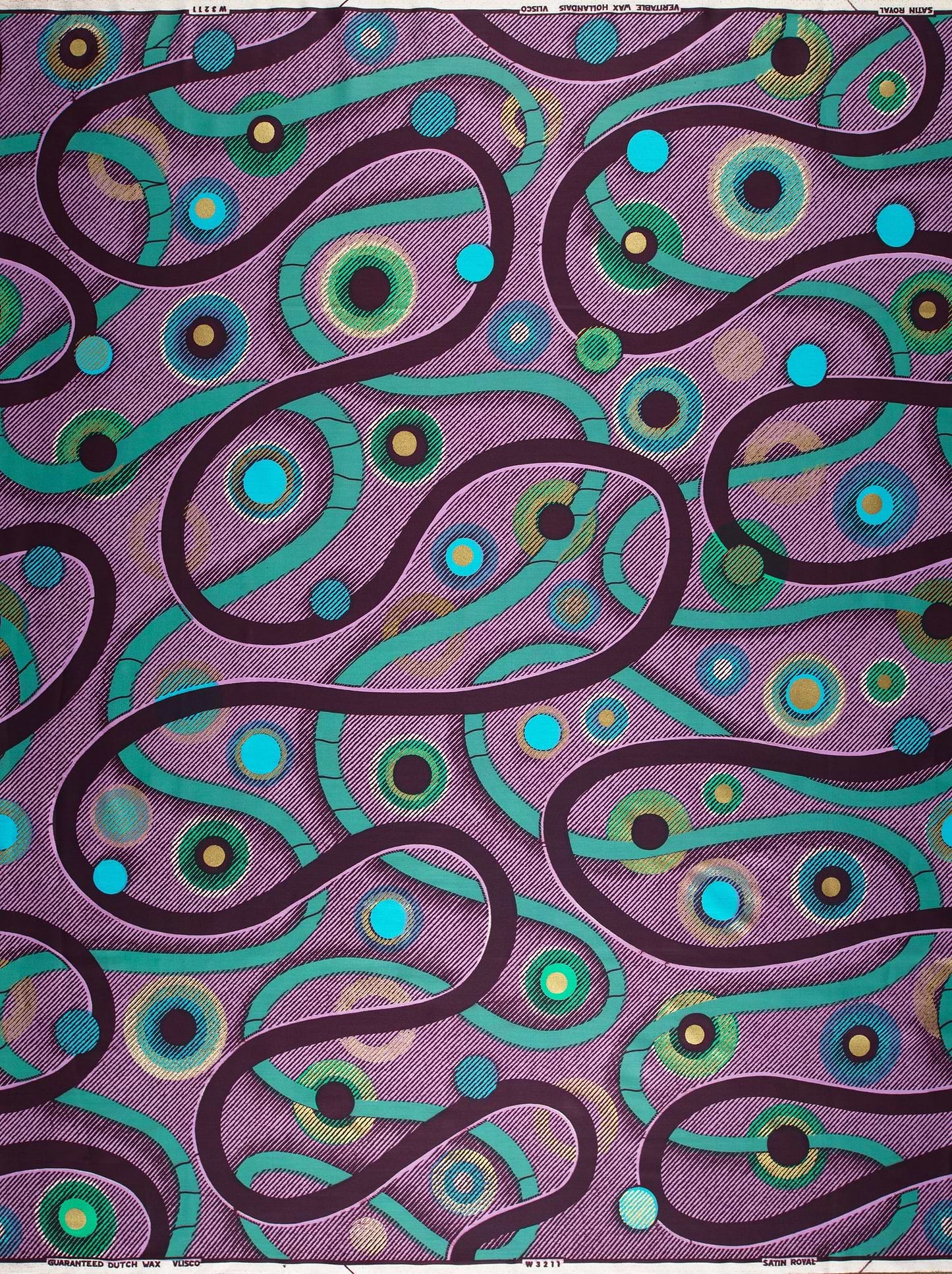 Vibrant purple fabric teal black satin royal vlw3211.003