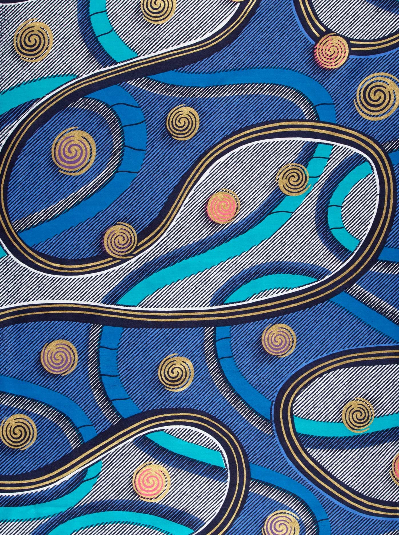 Blue silk tie intricate paisley satin royal vlw3211.004