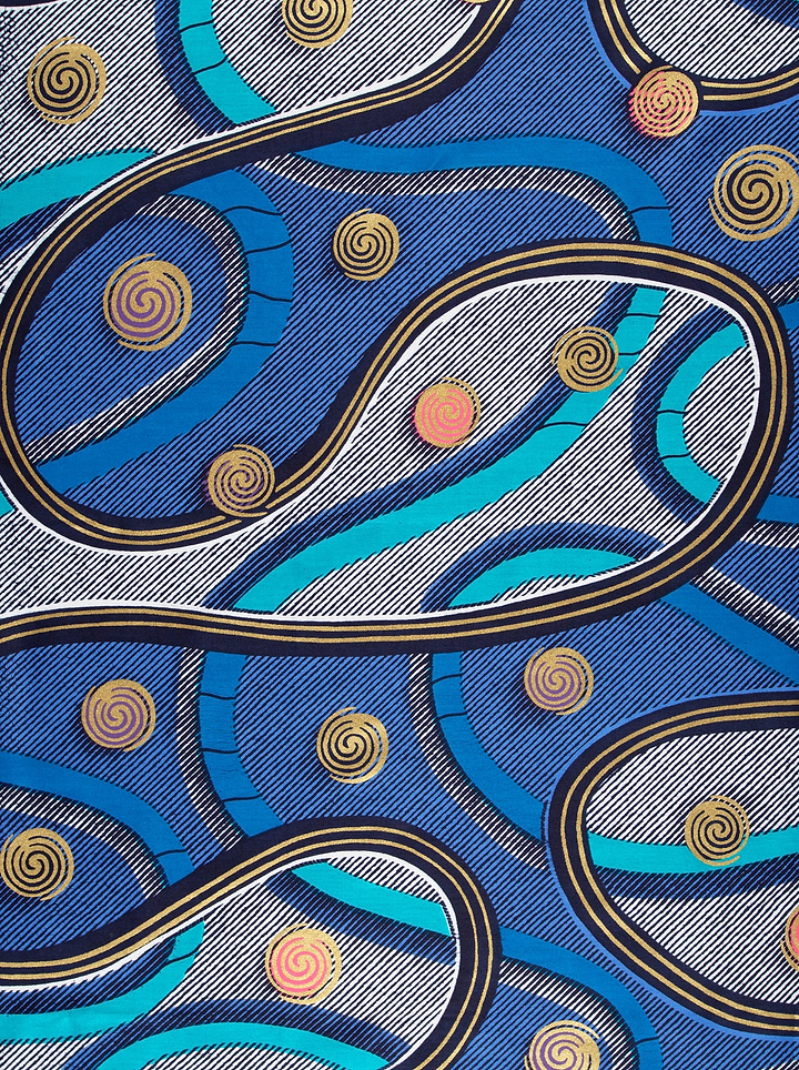 Blue silk tie intricate paisley satin royal vlw3211.004