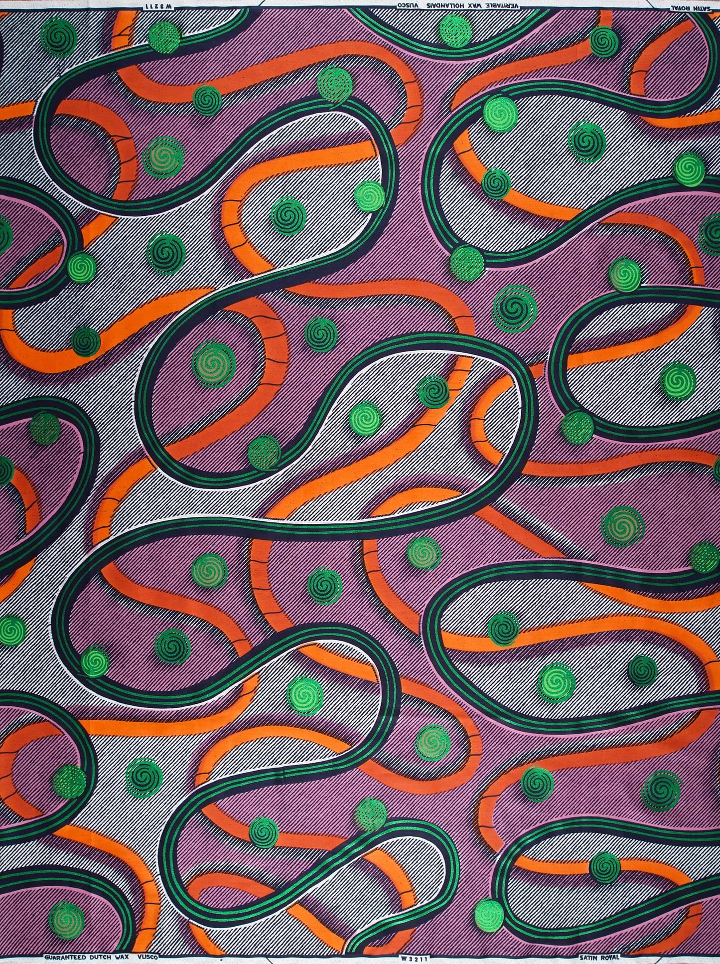 Vibrant purple fabric bold orange satin royal vlw3211.008