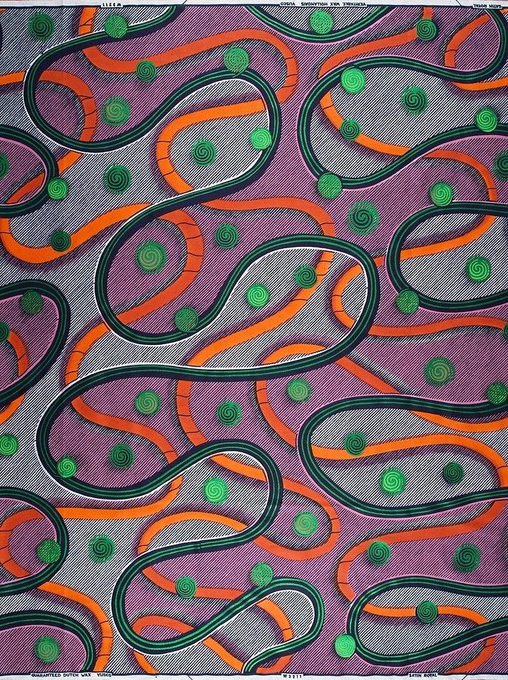 Vibrant purple fabric bold orange satin royal vlw3211.008