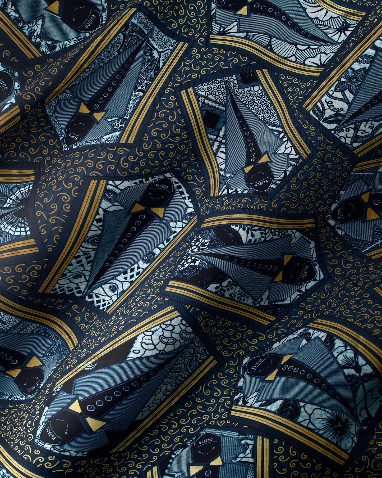 Wax Hollandais | VLW4313.005 | Gold Embellished