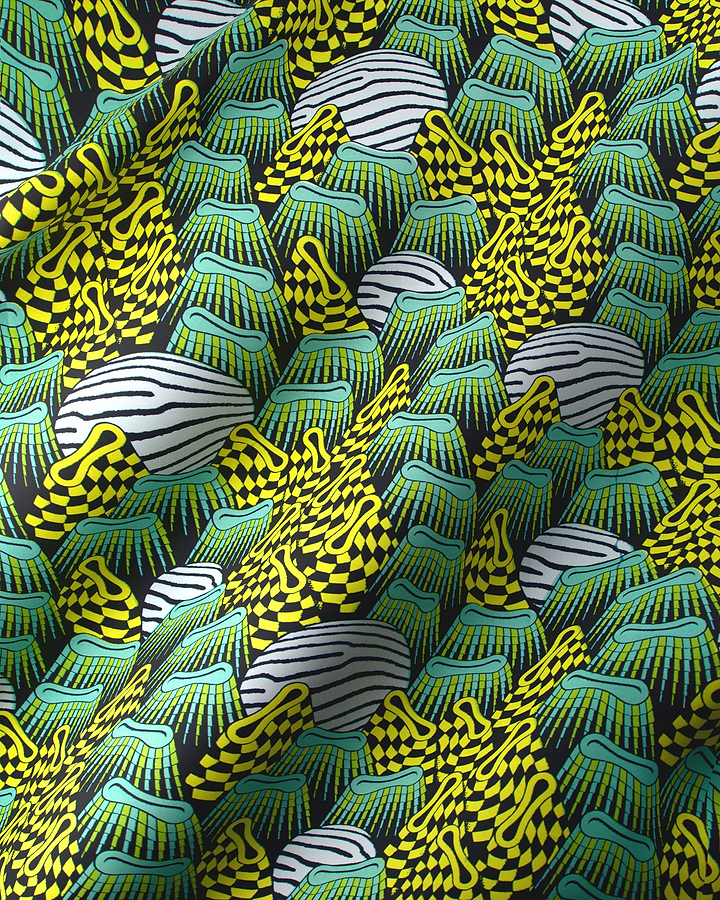 Vibrant african print fabric bold wax hollandais vlw4425.020