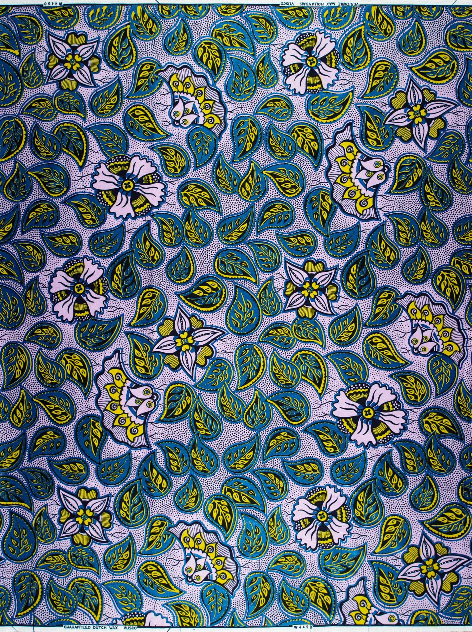 Vibrant african print fabric bold wax hollandais vlw4450.017