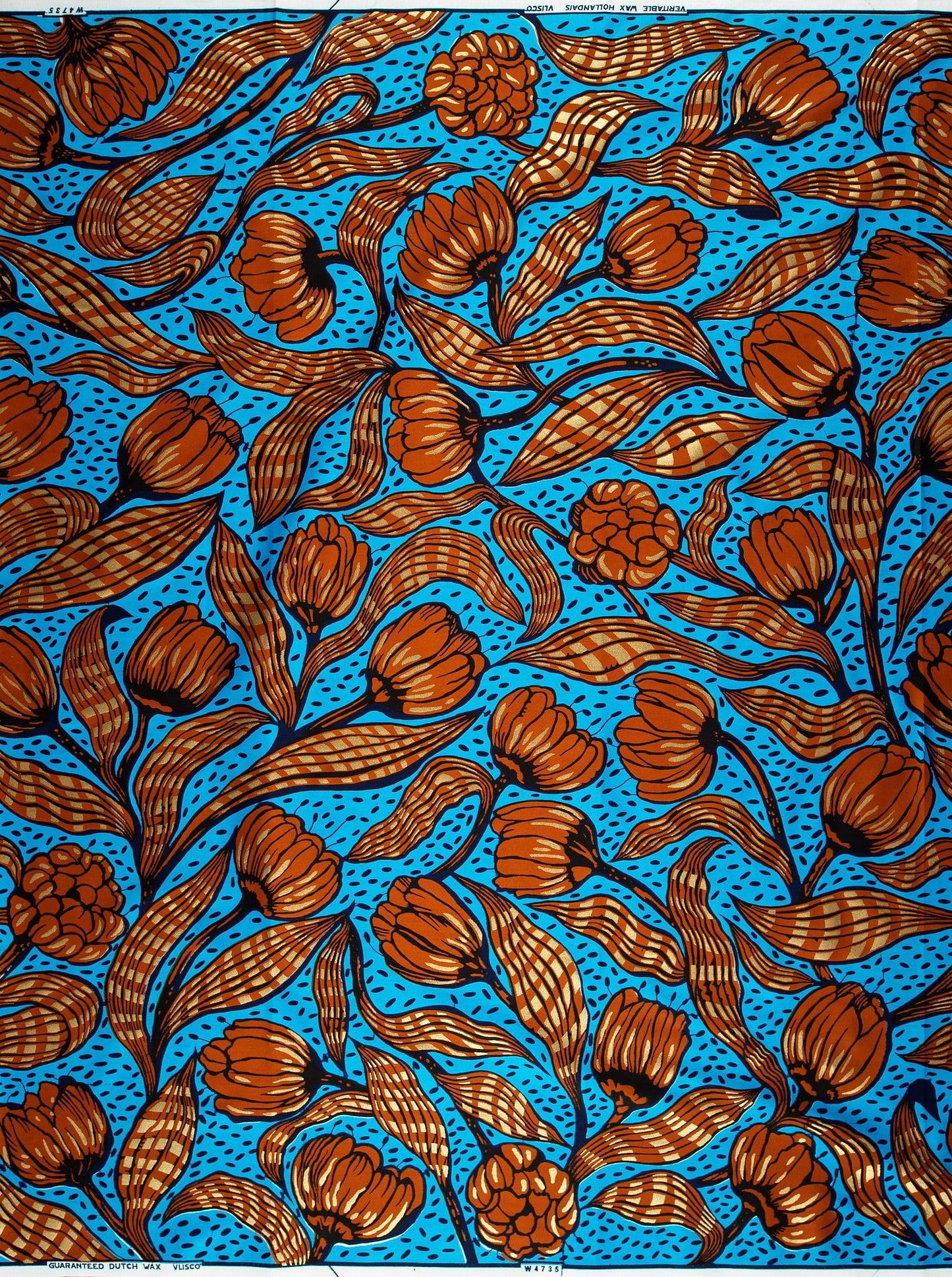 Wax Hollandais | VLW4735.006 | Gold Embellished