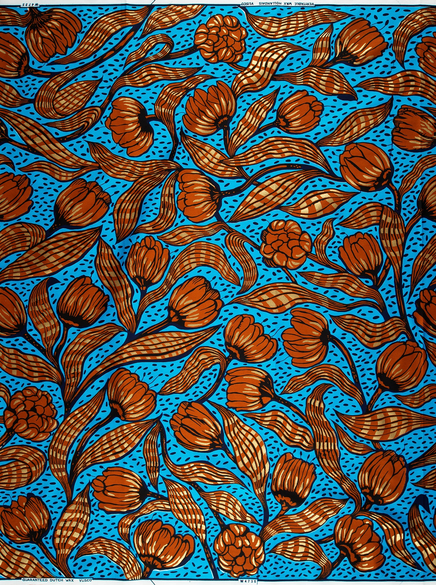 Wax Hollandais | VLW4735.006 | Gold Embellished
