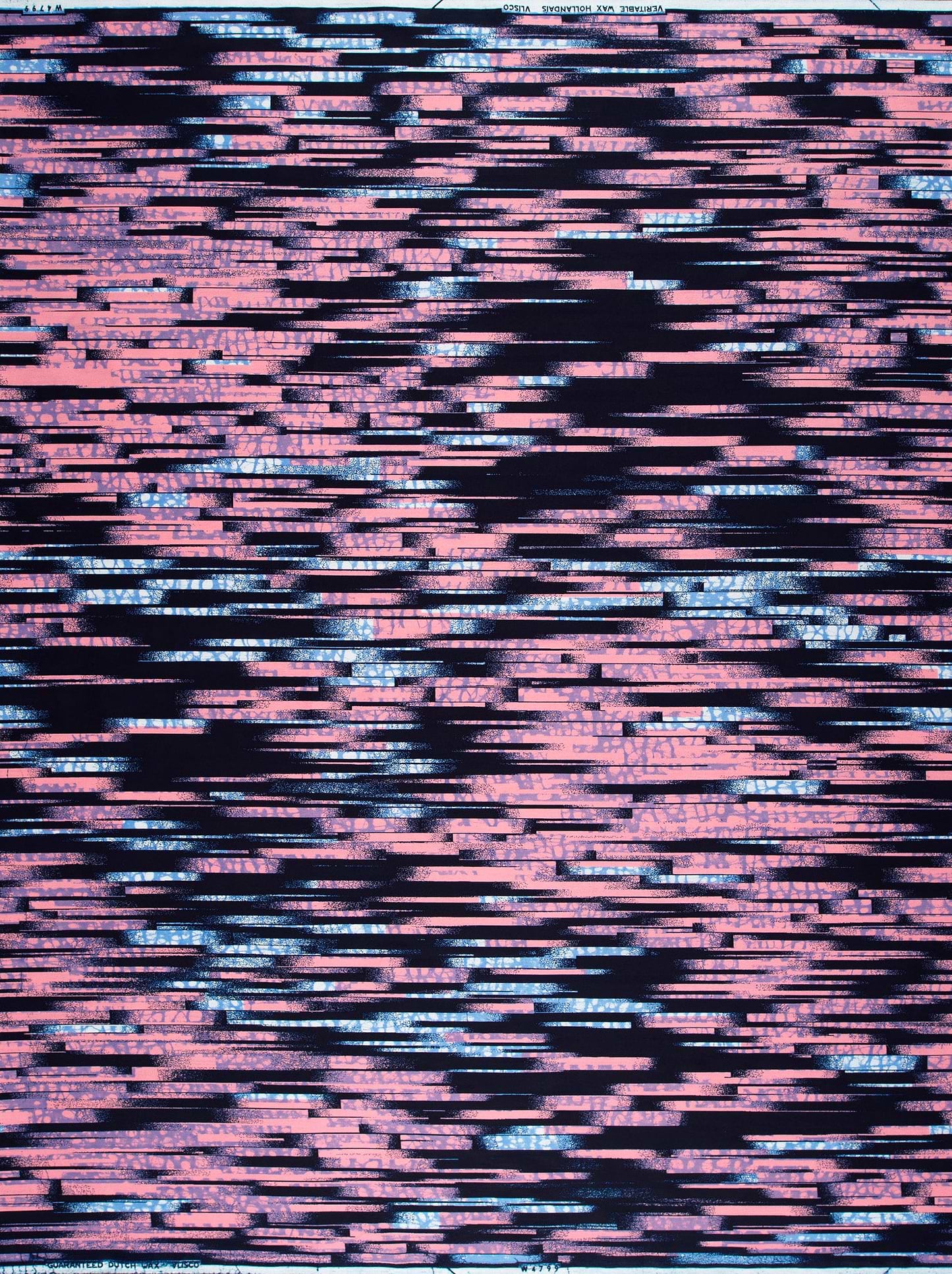 Digital glitch art print abstract wax hollandais vlw4799.006