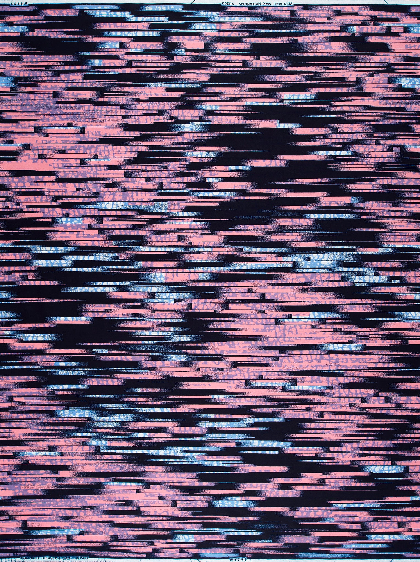 Digital glitch art print abstract wax hollandais vlw4799.006
