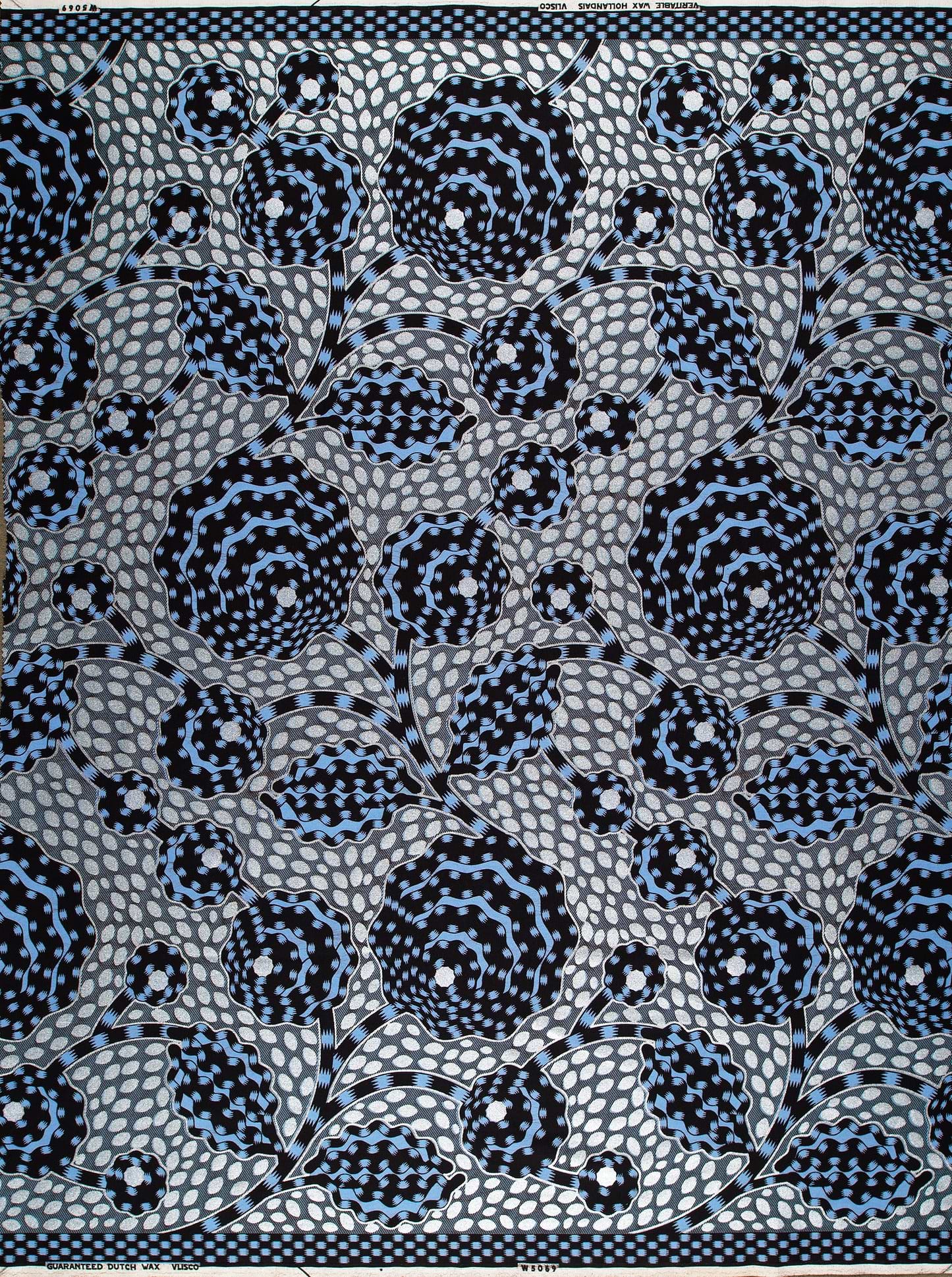 Wax Hollandais | VLW5069.007 | Silver Embellished