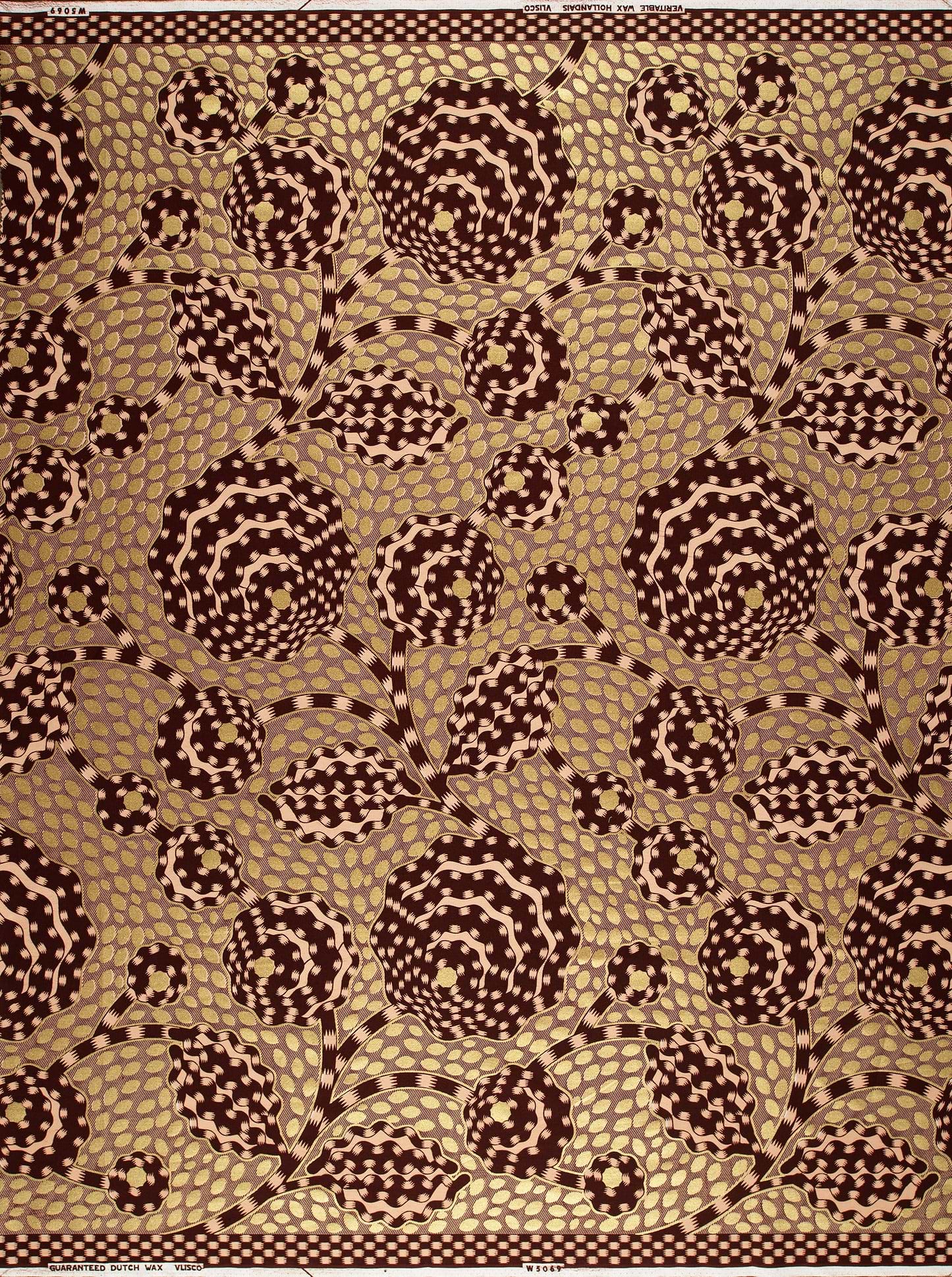 Wax Hollandais | VLW5069.012 | Gold Embellished