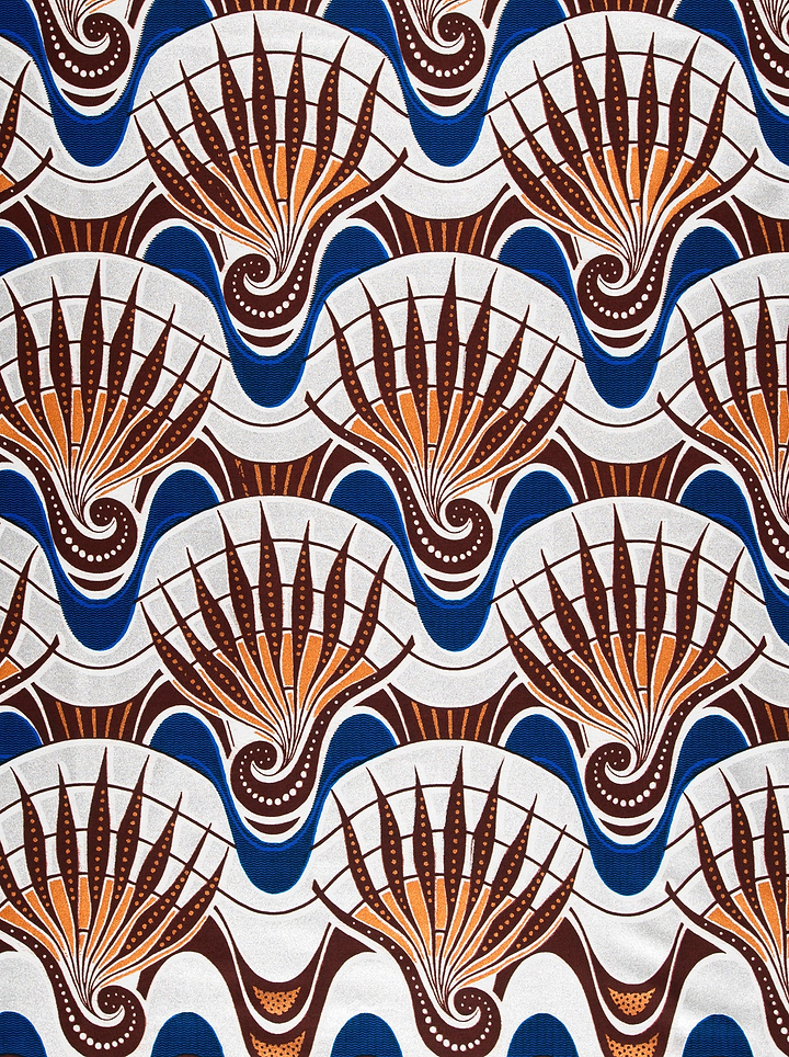 Fan-shaped pattern wax glitterglam vlw6801.023
