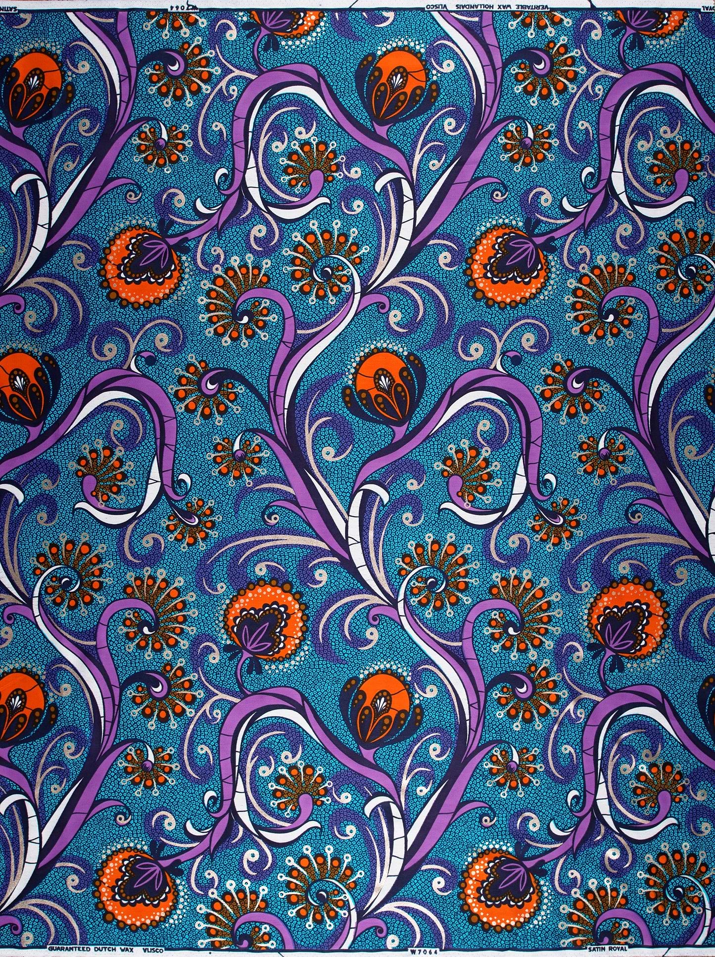 Vibrant blue fabric bold purple satin royal vlw7064.007