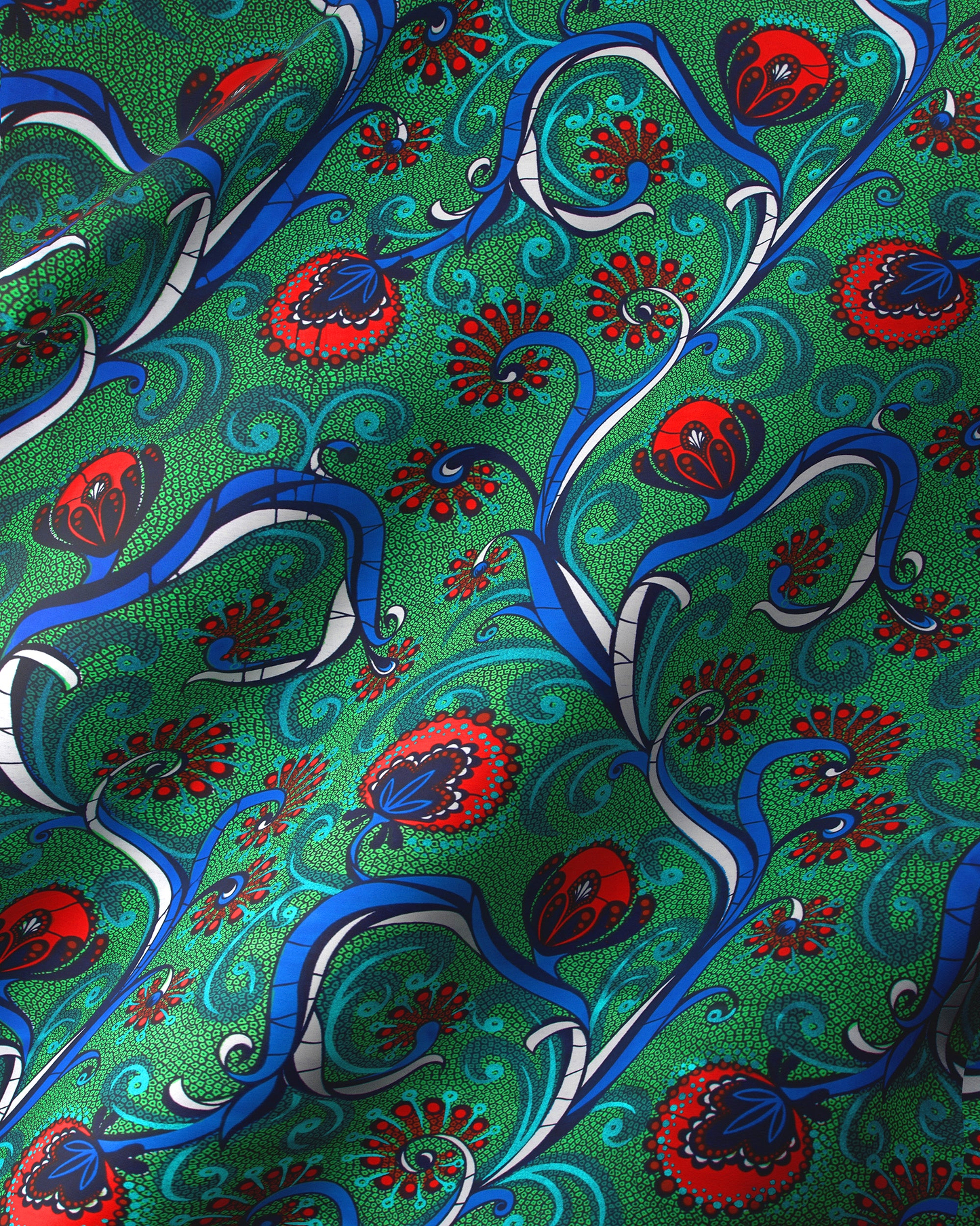 Vibrant green fabric adorned bold satin royal vlw7064.008