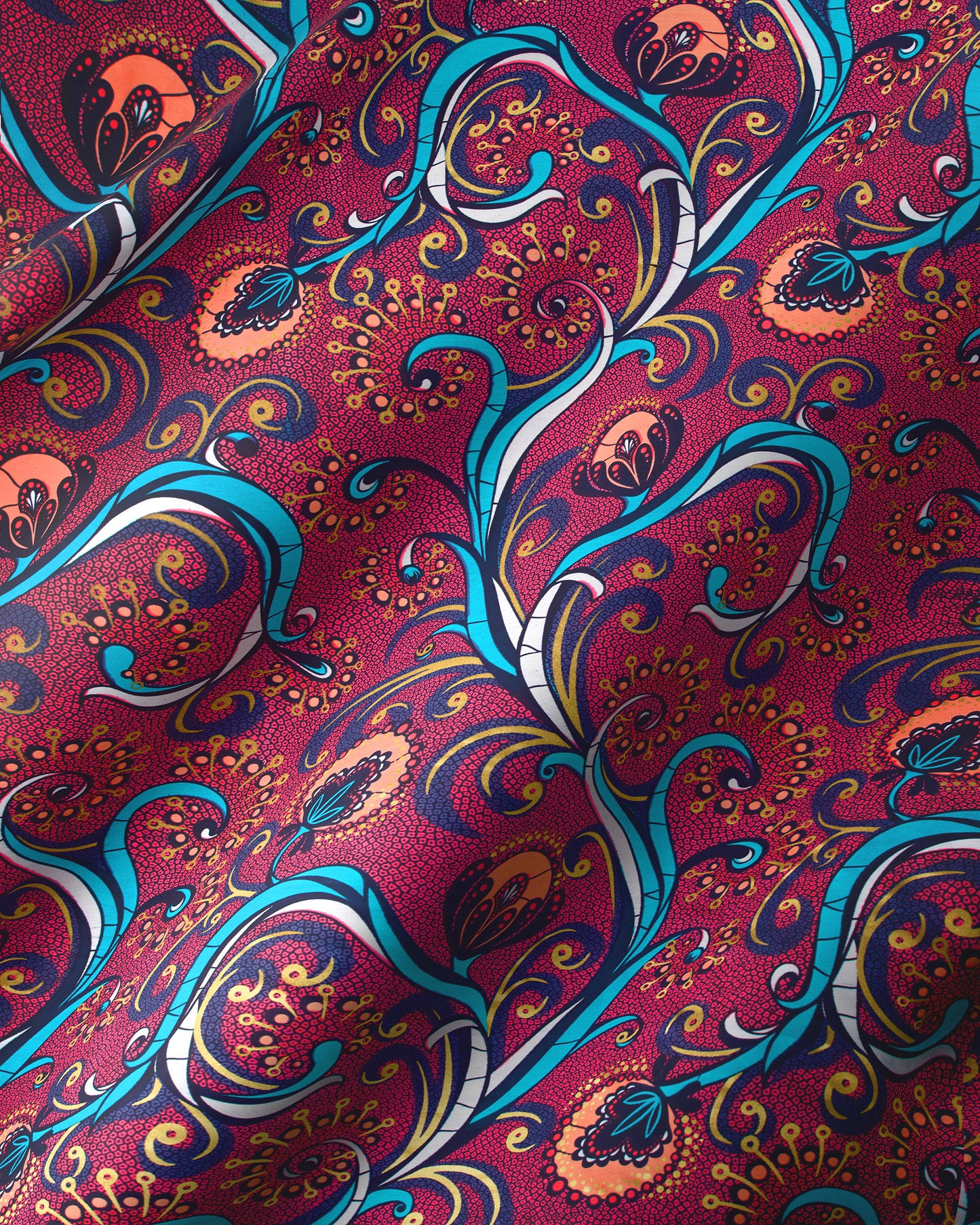 Rich maroon fabric adorned intricate satin royal vlw7064.009