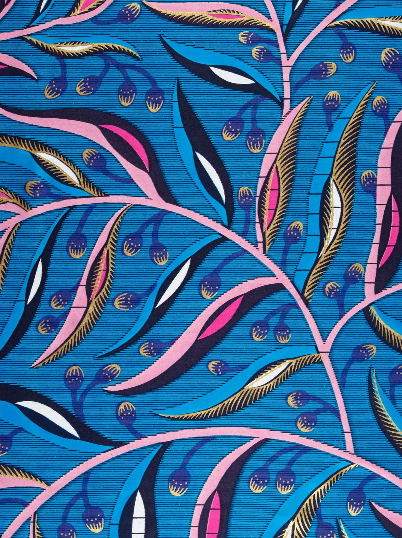 Vibrant blue fabric bold pink satin royal vlw7906.002