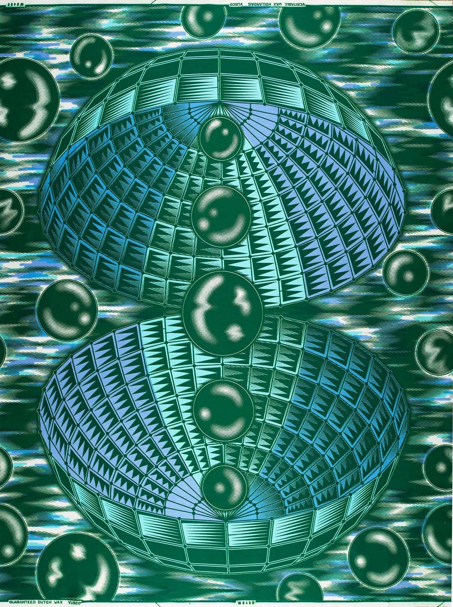 Optical illusion artwork wax hollandais vlw8488.002