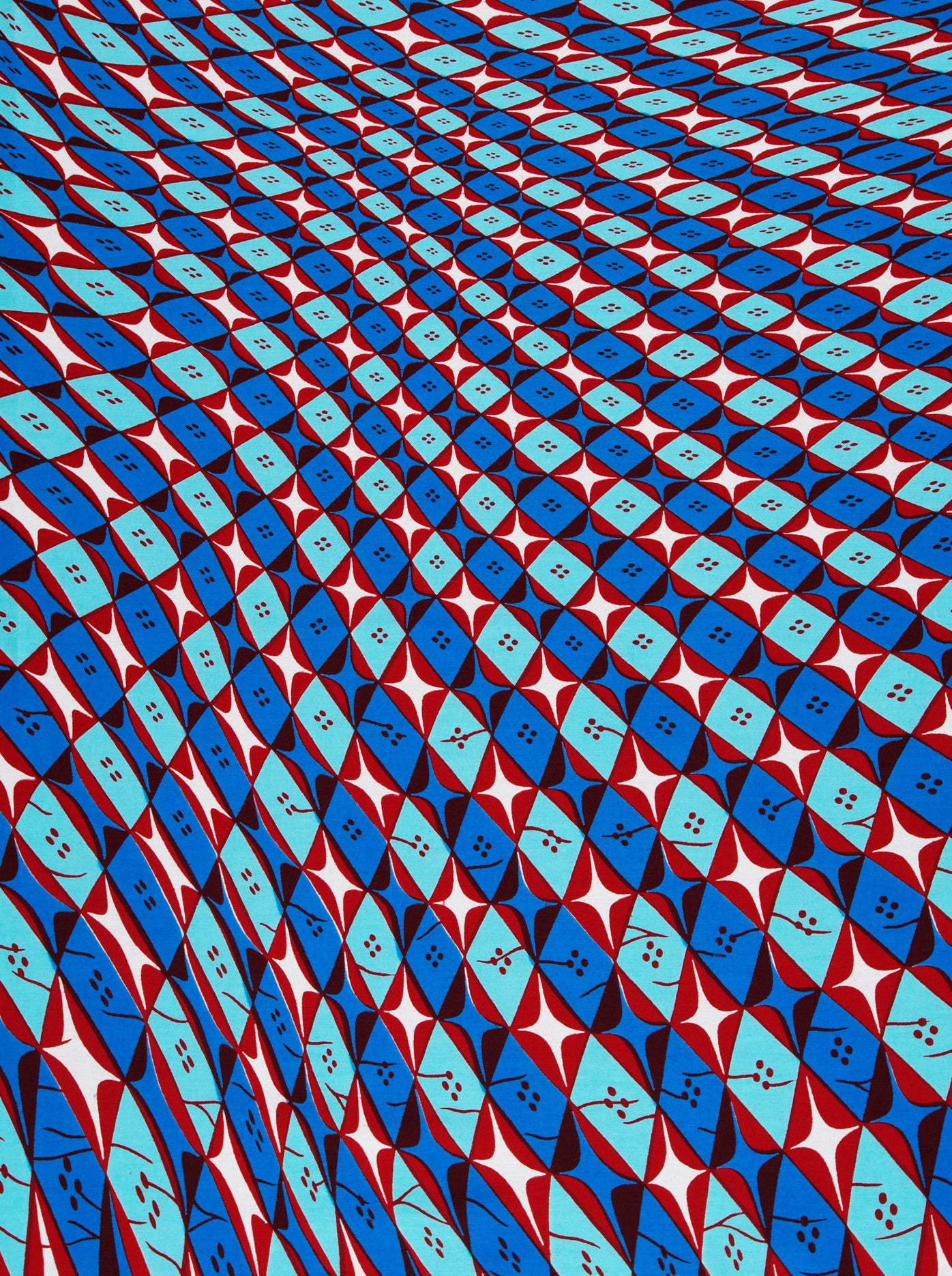 Vibrant geometric fabric pattern diamonds wax hollandais vlw9503.009