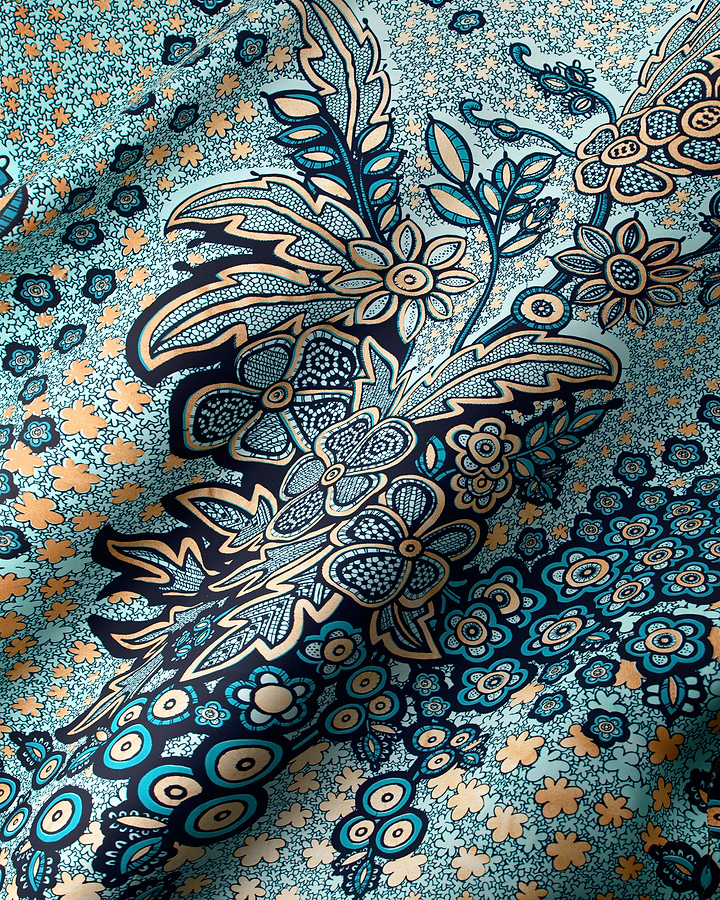 Wax Hollandais | VLW9700.027 | Light Copper Embellished
