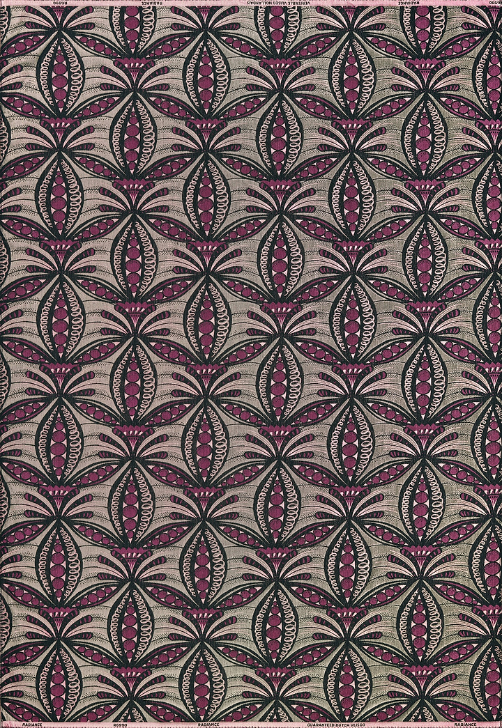 Fabric features pattern stylized symmetrical radiance vlr6990.004